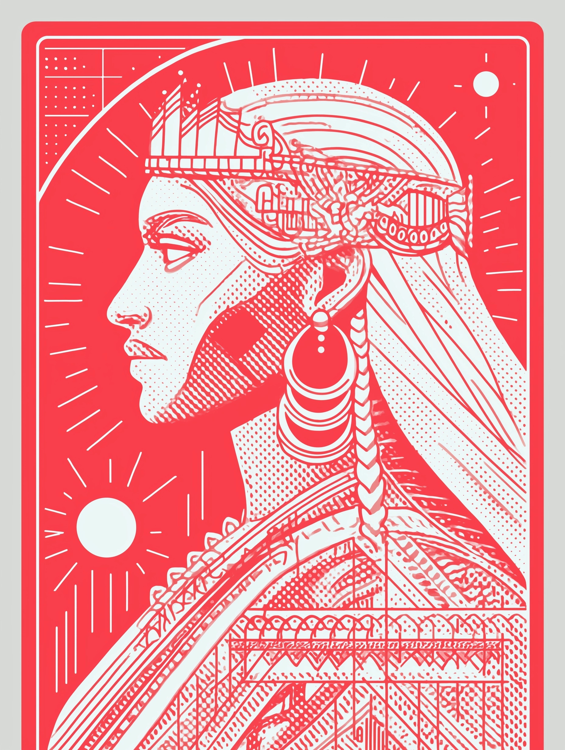 Tarot Art Inspired by Jennifer Lopez - Clean Design