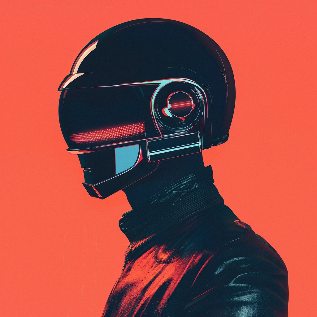 Retro Style: Daft Punk Guy-Manuel Helmet for Men