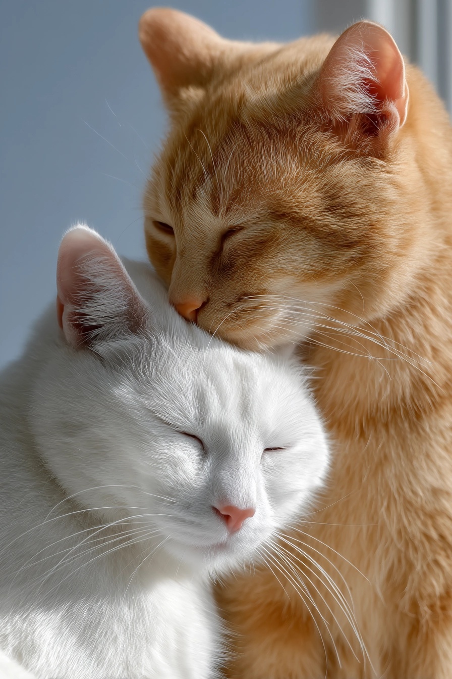 Love in Feline Friends: A Heartwarming Moment