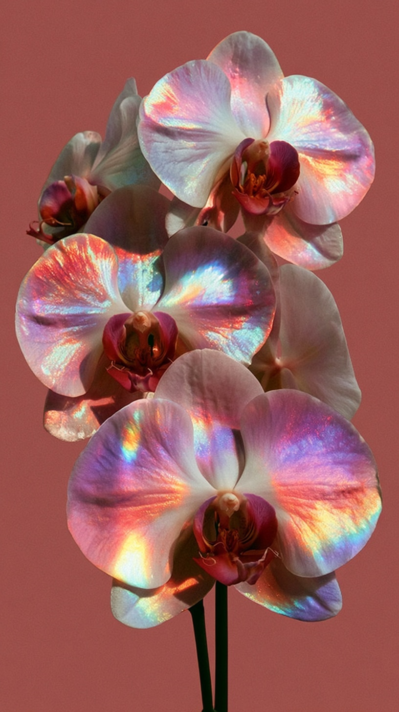Iridescent Purple Orchids for Floral Enthusiasts