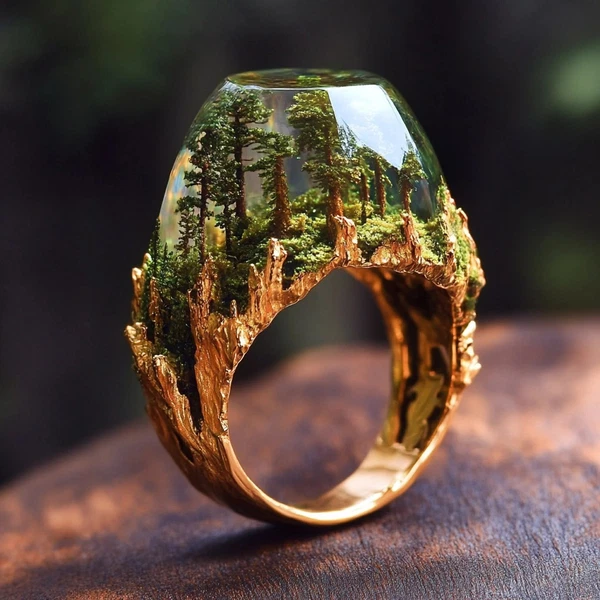 Enchanting Forest-Inspired Ring Design