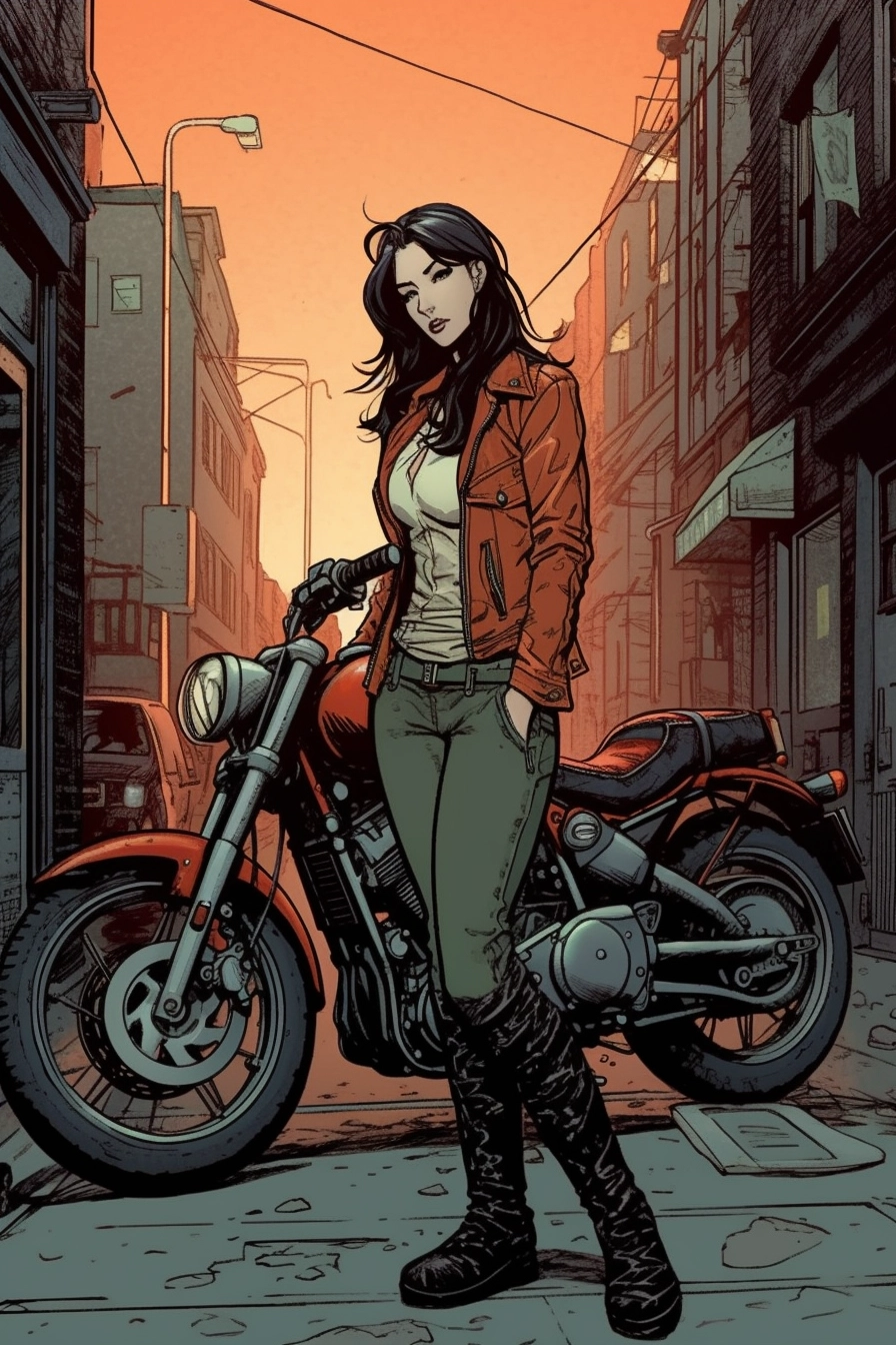 Marvel's Jessica Drew Takes on Manhattan on a Motorbike