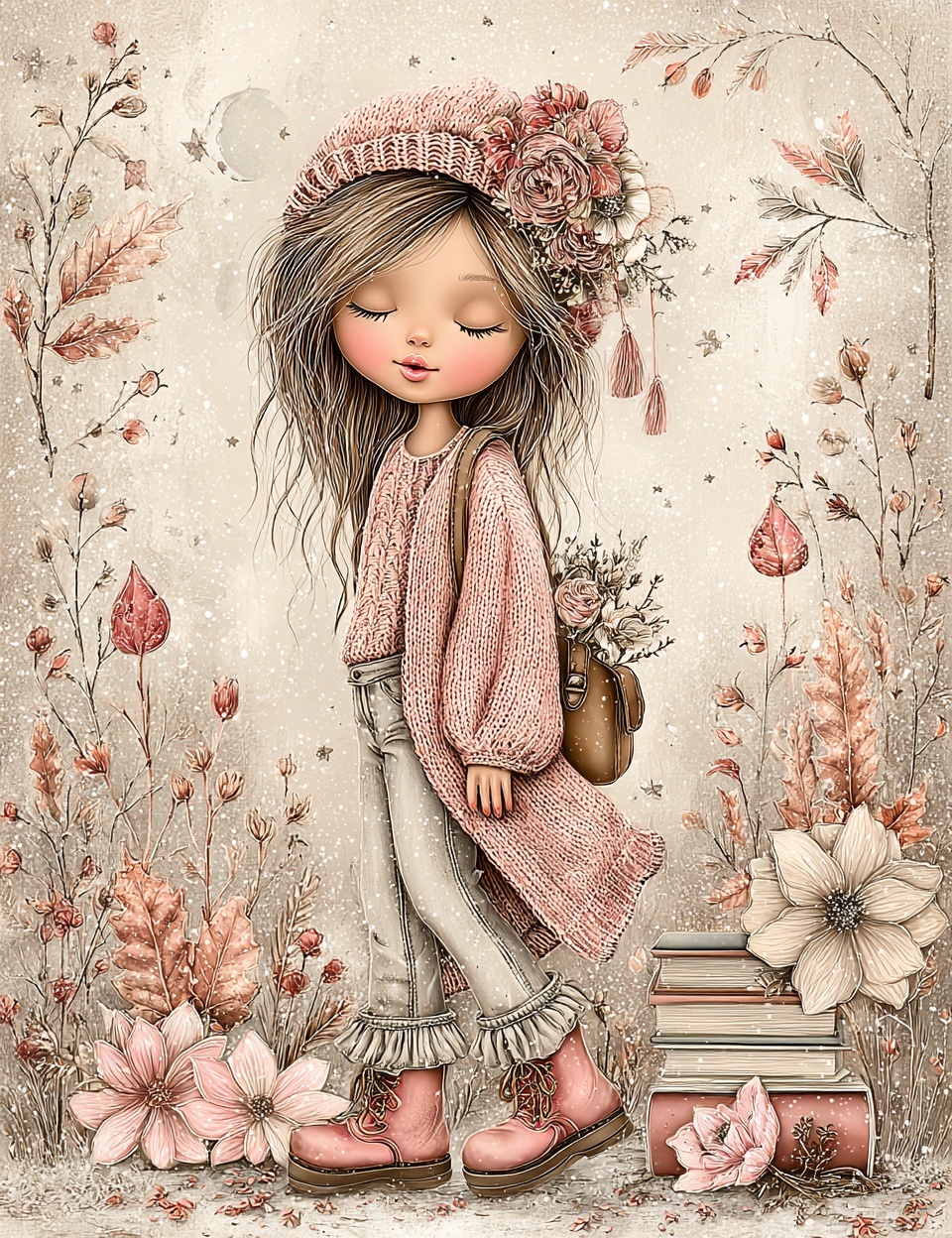 Whimsical Autumn: A Peaceful Journey in Color