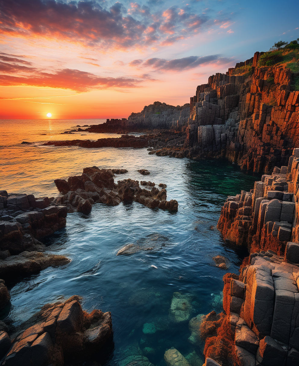 Captivating Basalt Coast of Jeju Island: Peter Lik Photography